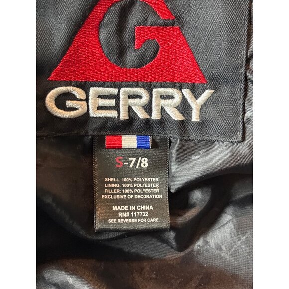 Gerry Boys Hooded Ski Jacket With Two-Tone Design & Zipper Pockets7/8 size - Picture 10 of 10